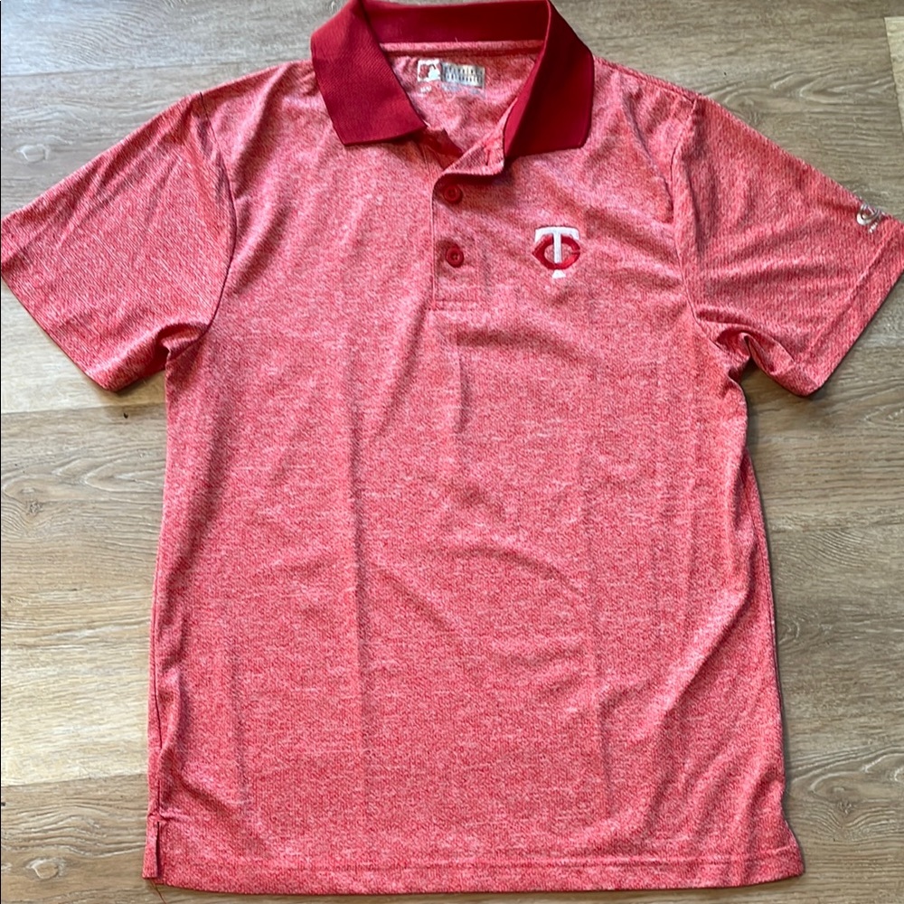 Men’s Medium Red Dri-Fit Twins Polo